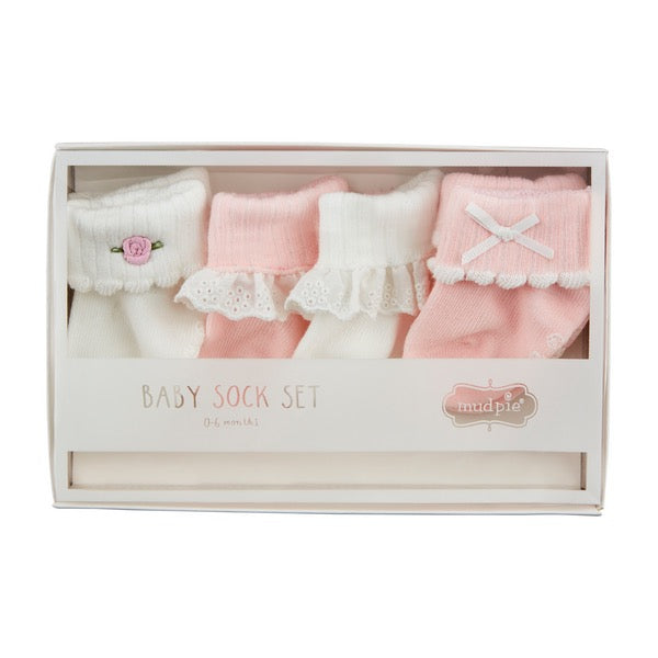 Pink Baby Sock Set