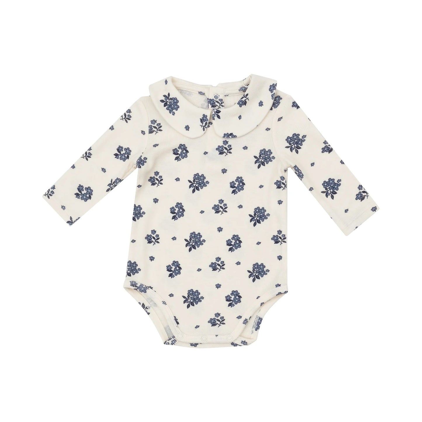PETER PAN COLLAR BODYSUIT - PETITE BOUQUETS