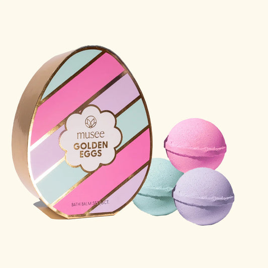 Golden Egg Bath Balm Set