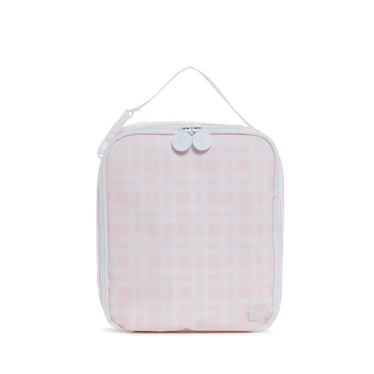 Insulated Lunch Bag - Pink Plaid