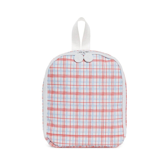 Insulated Lunch Bag - Classic Red Plaid