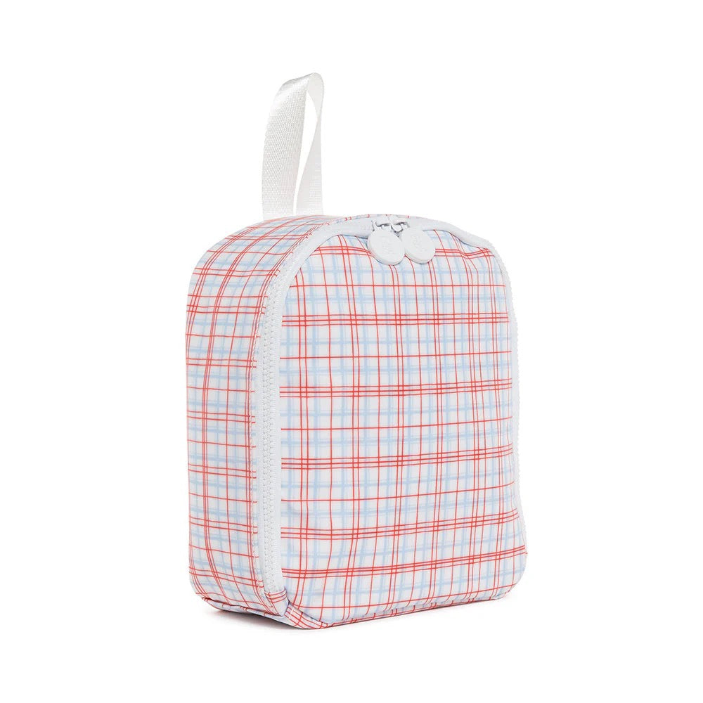 Insulated Lunch Bag - Classic Red Plaid