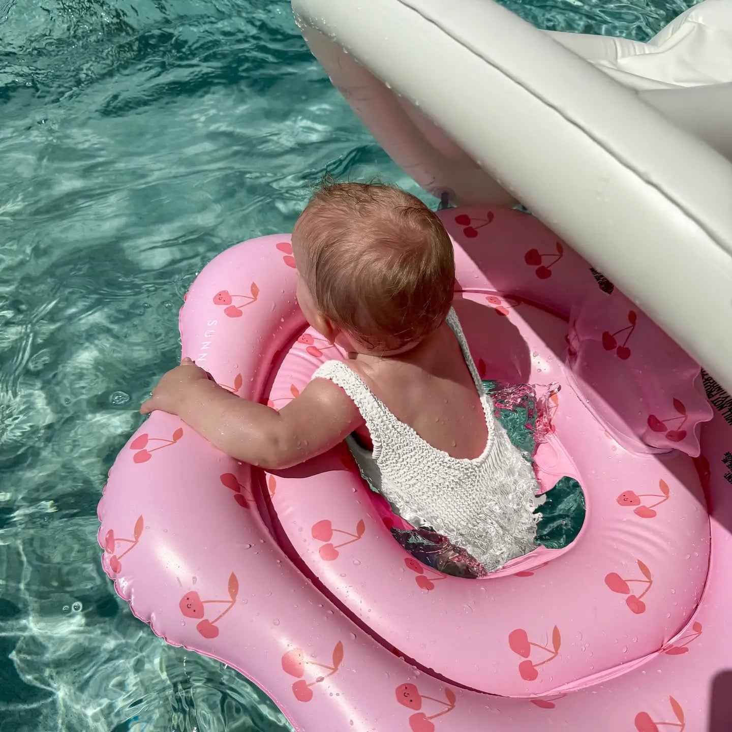 Baby Float Cotton Candy Cherry
