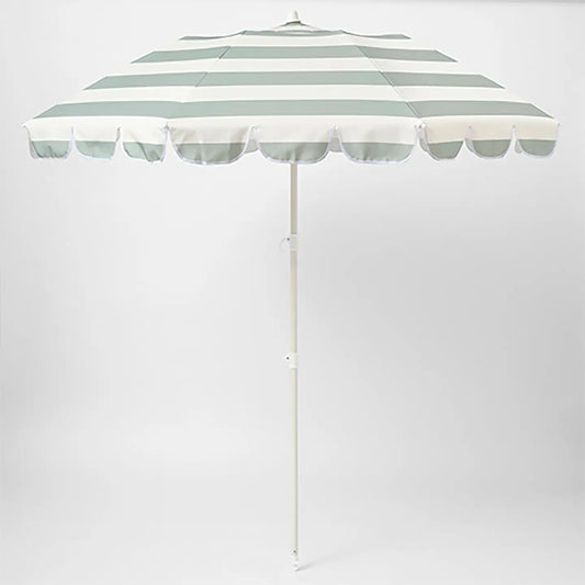 Compact Breach Umbrella - La Palma Sage Stripe