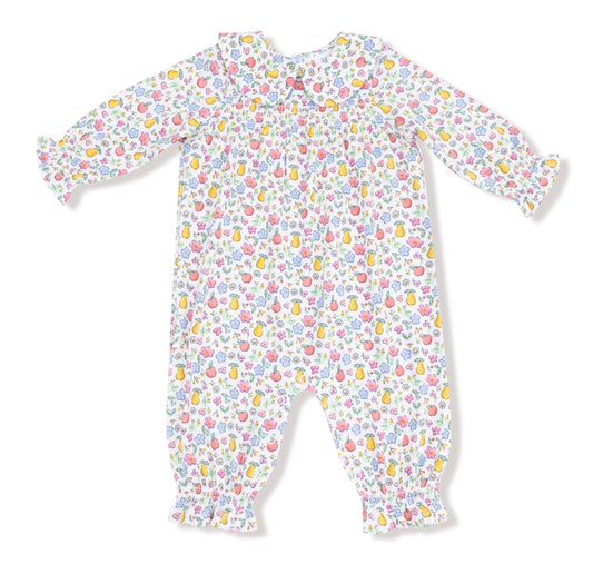 Fall Fruit Floral Romper