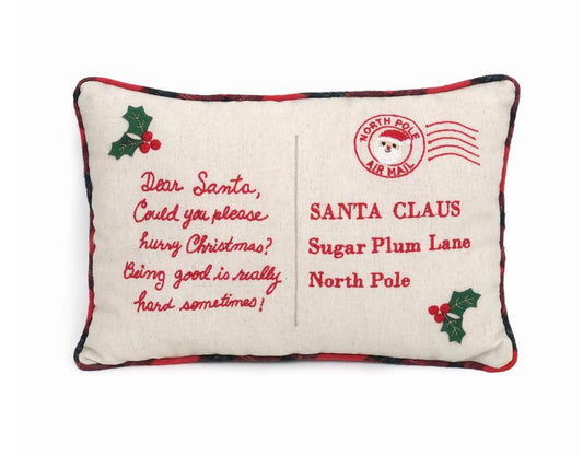Dear Santa Accent Pillow