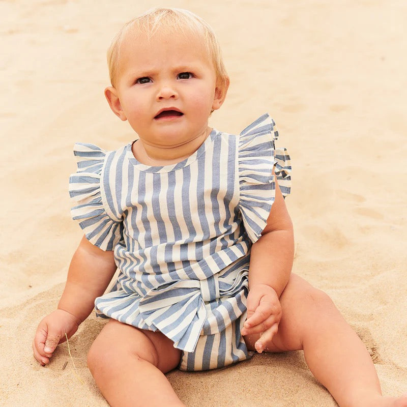 Abigail 2 piece set - Blue Stripe