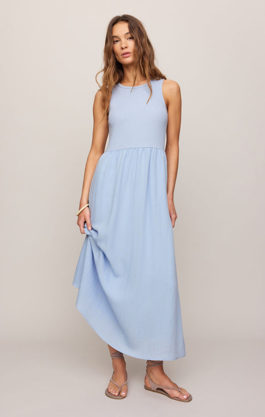 Charlotte Midi Dress - Light Blue