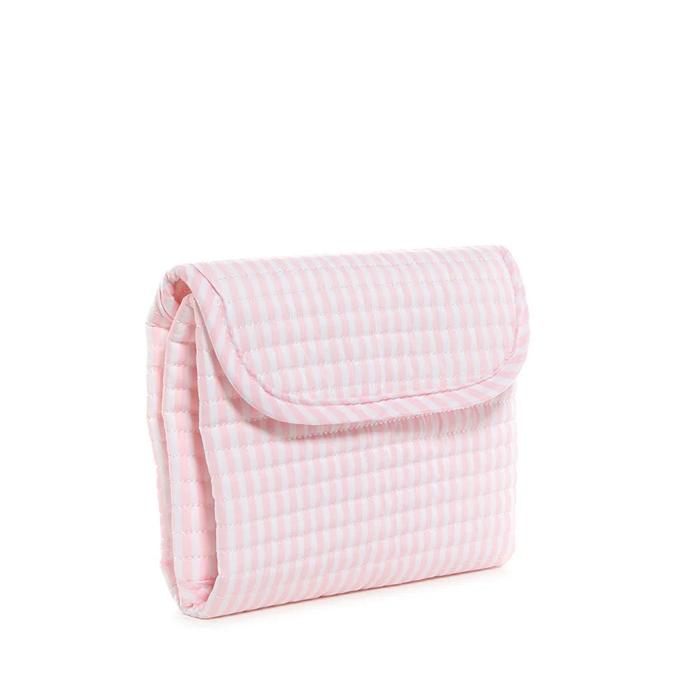 Quilted Changing Mat -Pink Stripe