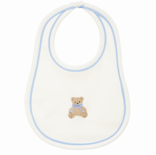 Bear Hugs Bib - Sky Blue