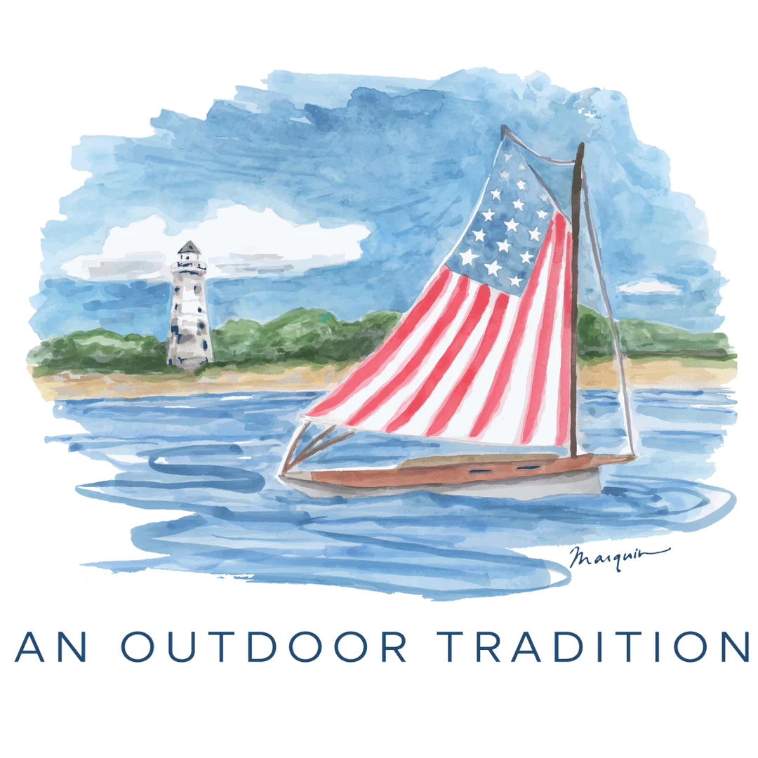American Flag Pro Performance Fishing T-Shirt