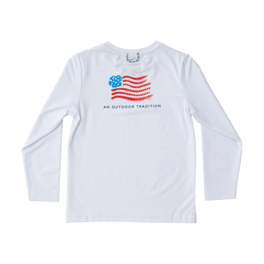 American Flag Pro Performance Fishing Long Sleeve
