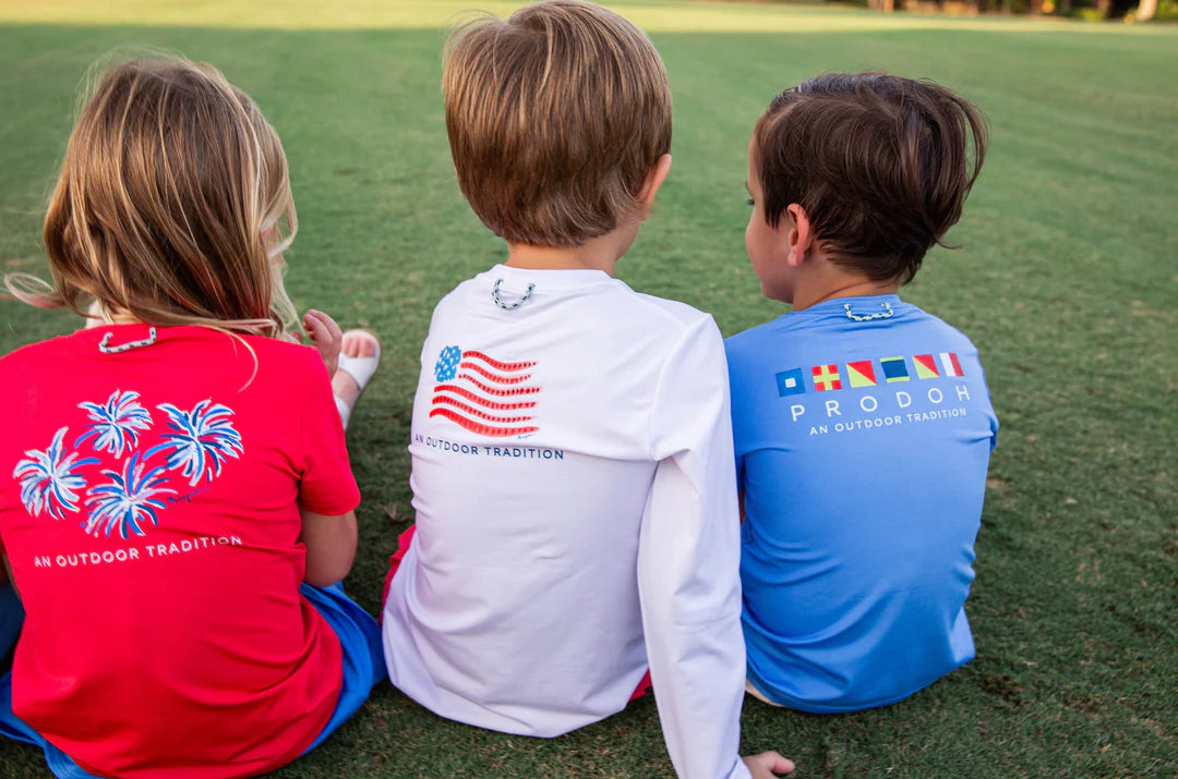 American Flag Pro Performance Fishing Long Sleeve