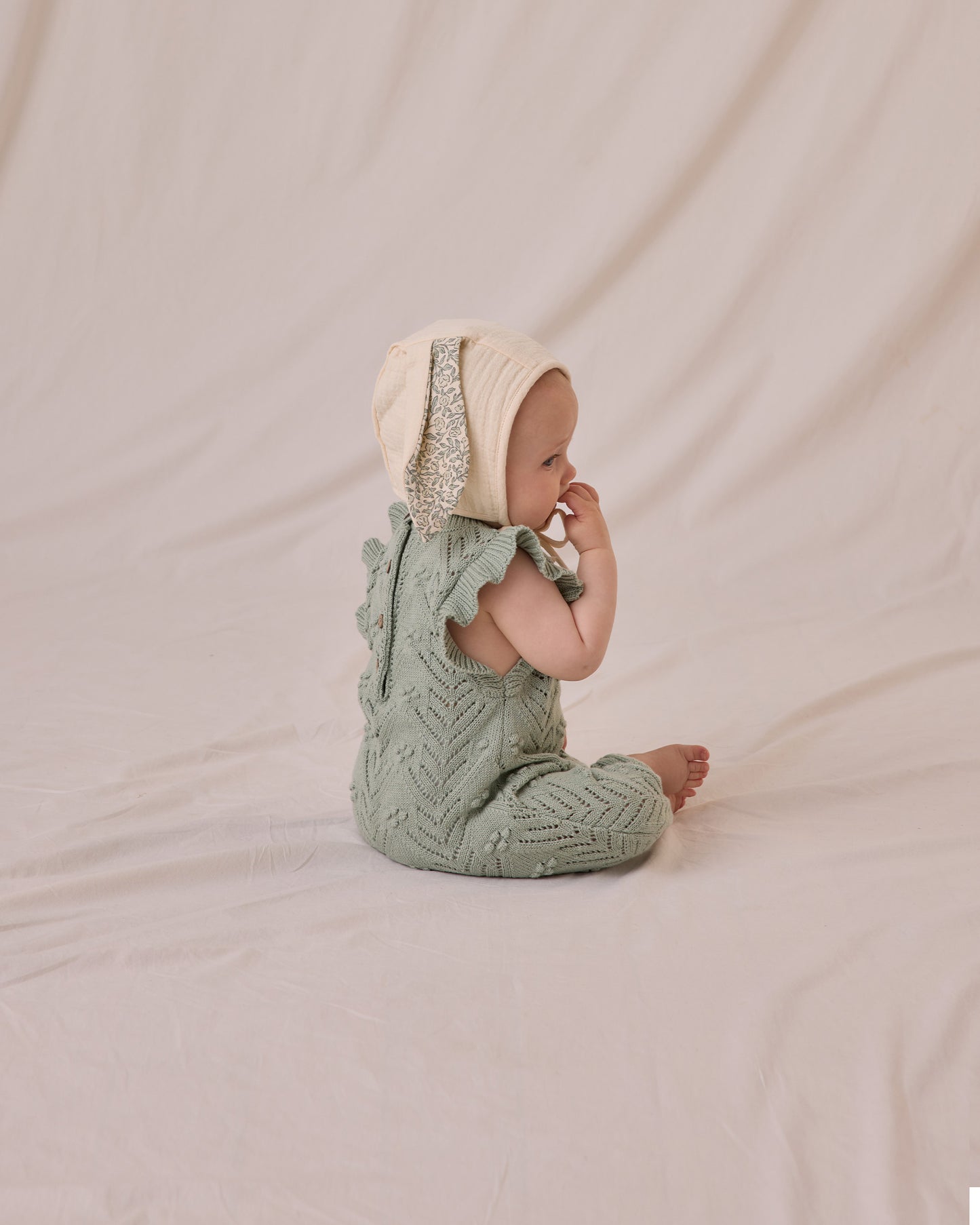Mira Knit Romper - Sage