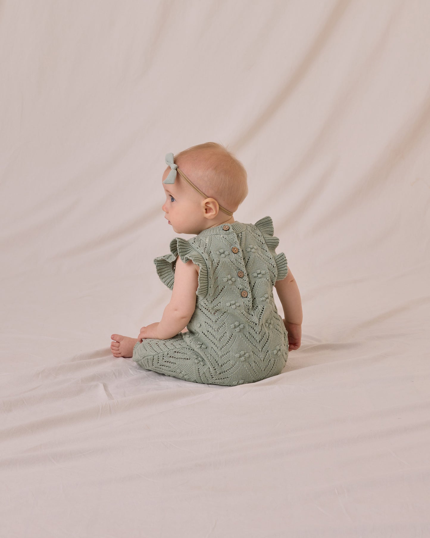Mira Knit Romper - Sage