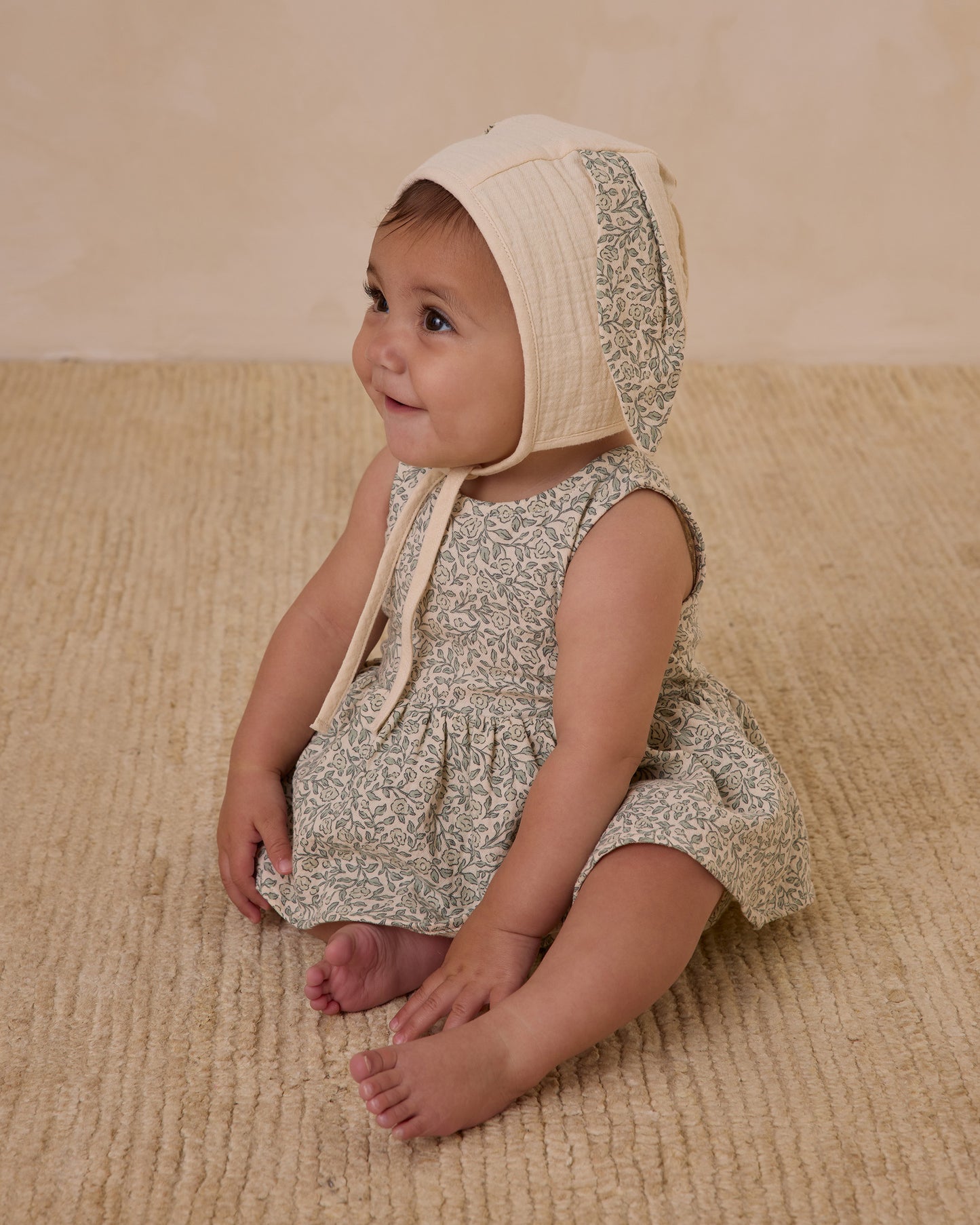 Skirted Tank Romper - Green Garden
