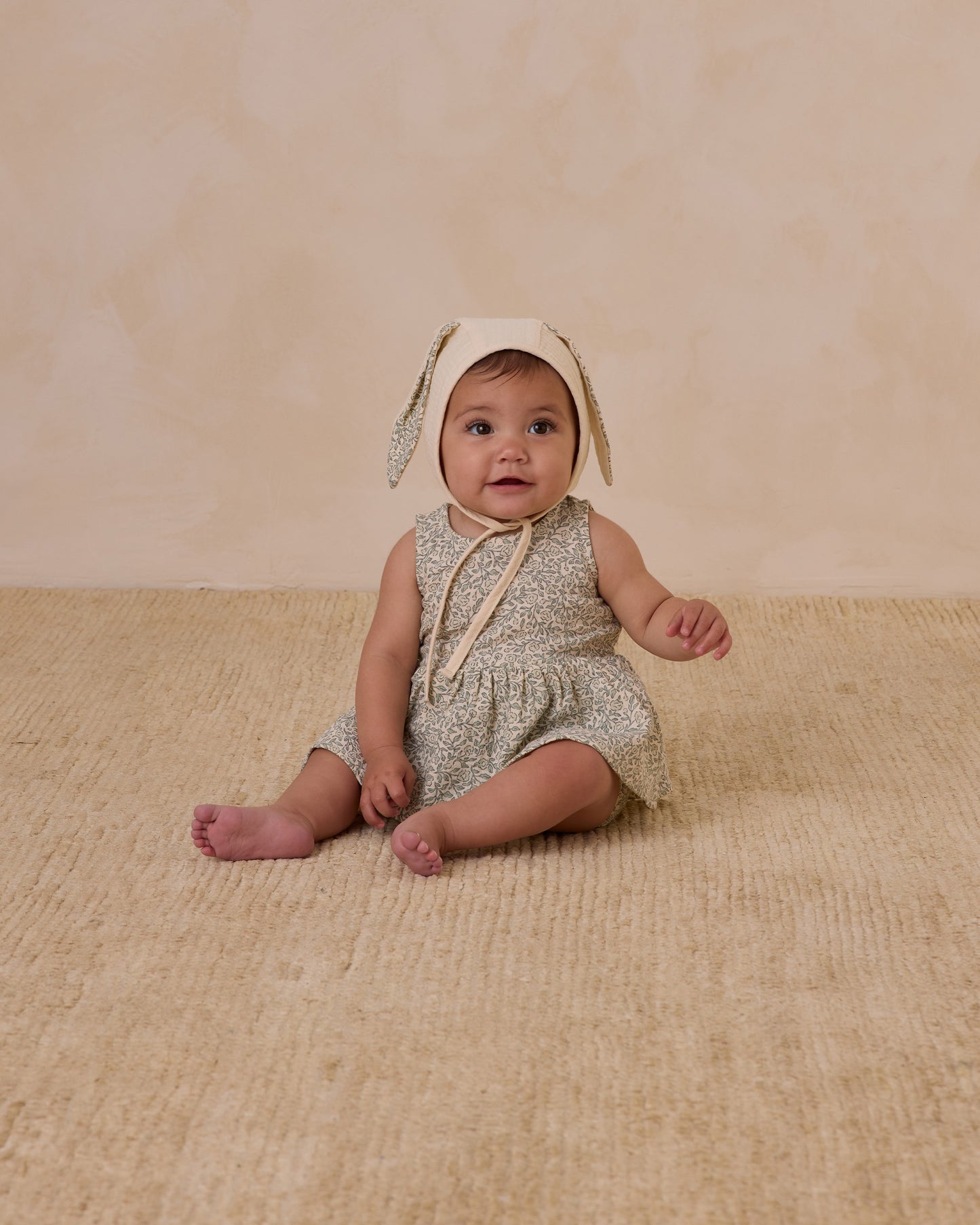 Skirted Tank Romper - Green Garden