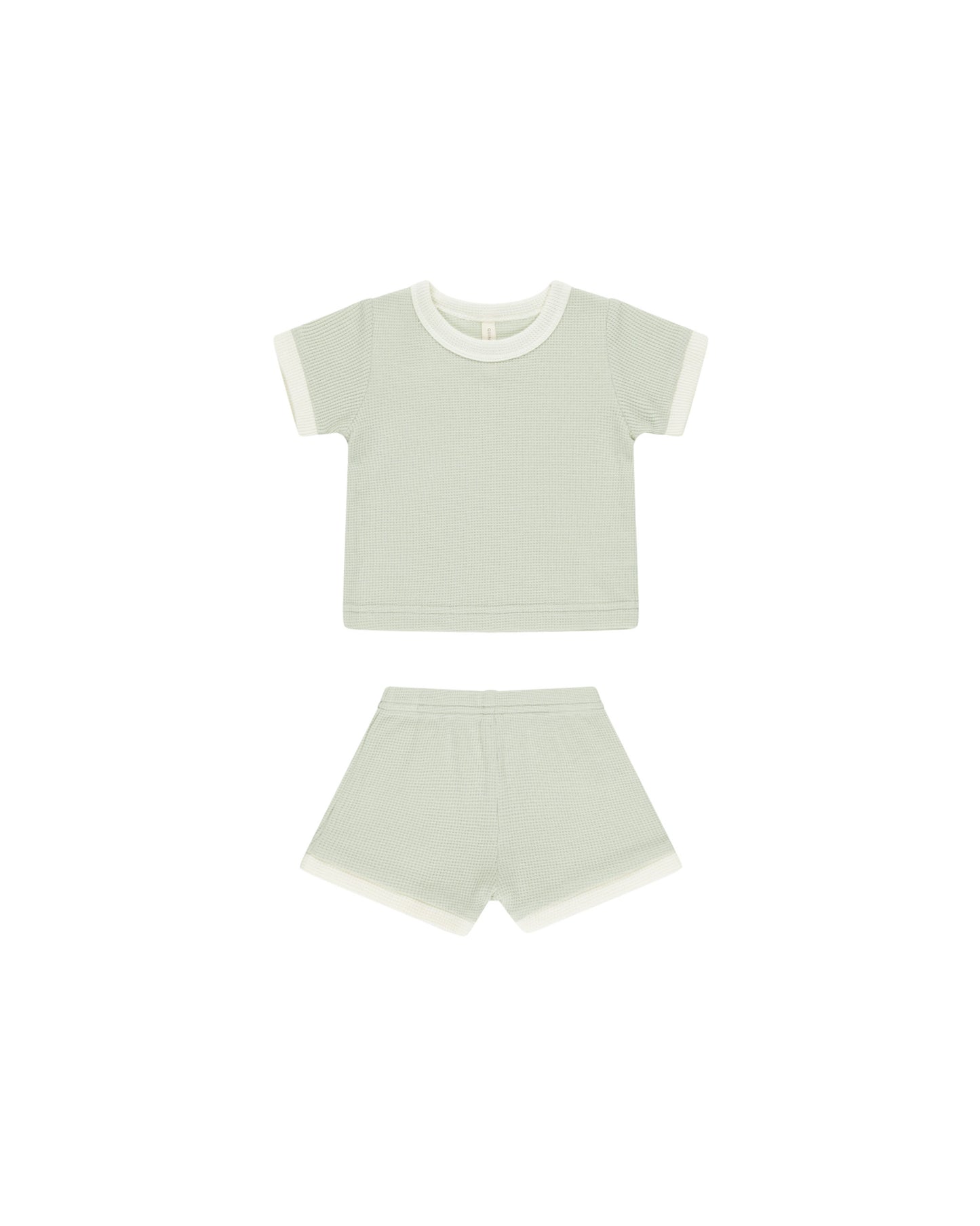 Waffle Shortie Set - Mint
