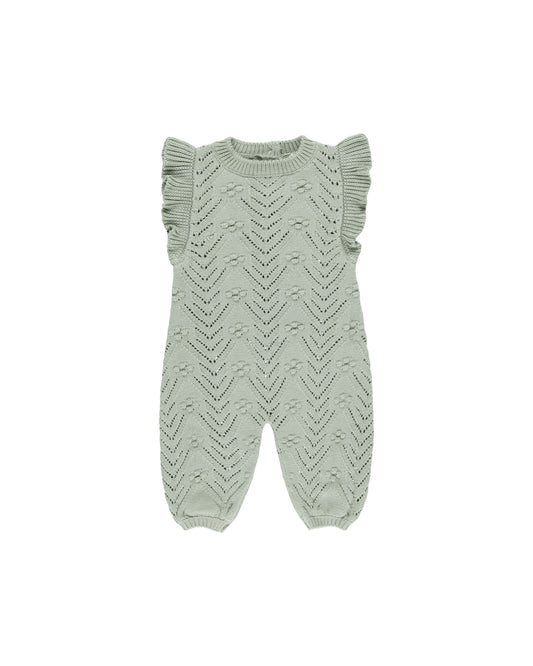 Mira Knit Romper - Sage