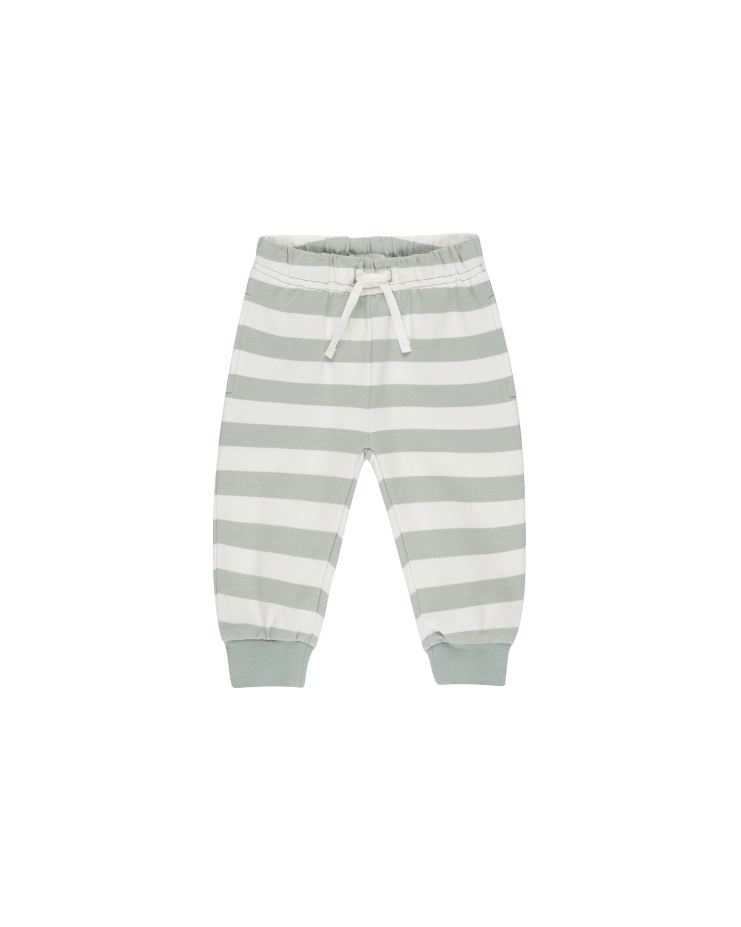 Relaxed Sweatpant - Sage Stripe