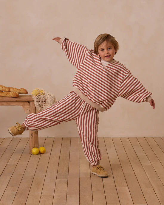 Poppy Stripe Relaxed Jogger