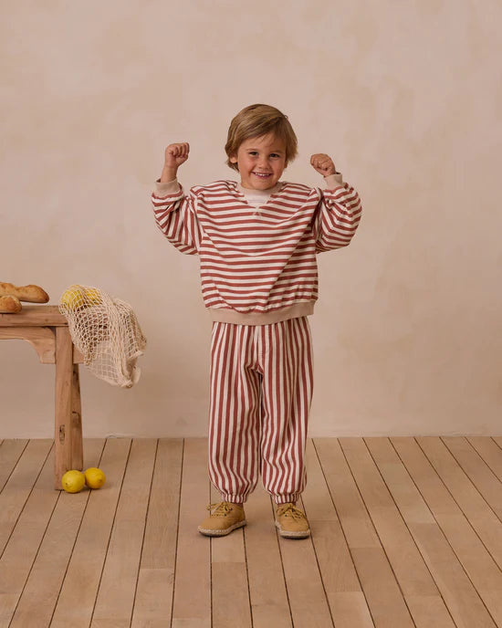 Poppy Stripe Relaxed Jogger