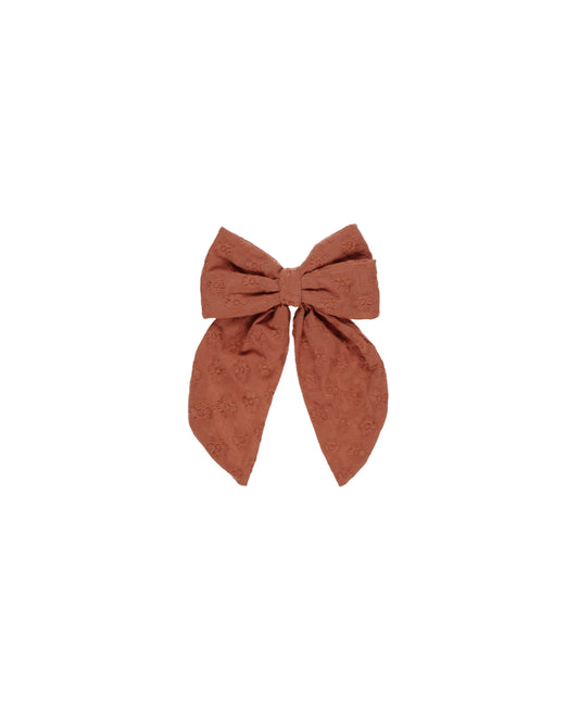 Oversized Bow - Poppy