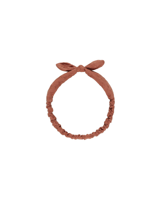 Baby Bow Headband - Poppy