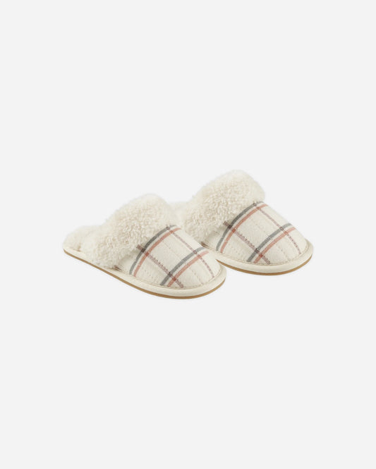 Holiday Plaid Slippers