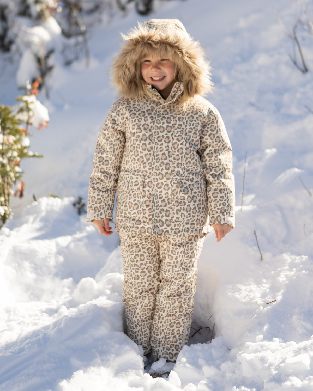Parka Ski Jacket - Leopard