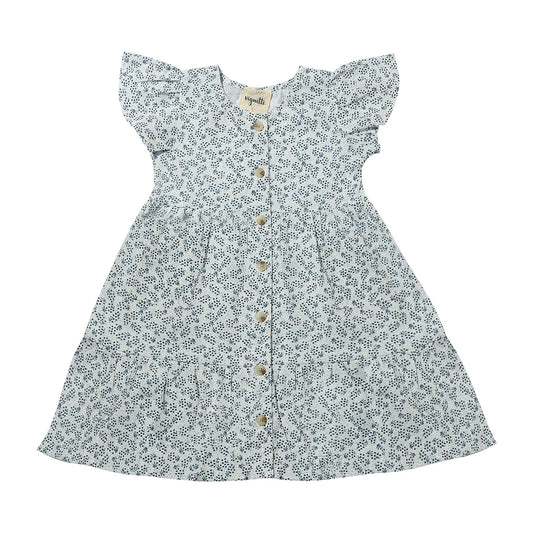 Avery Dress - Navy Sprig