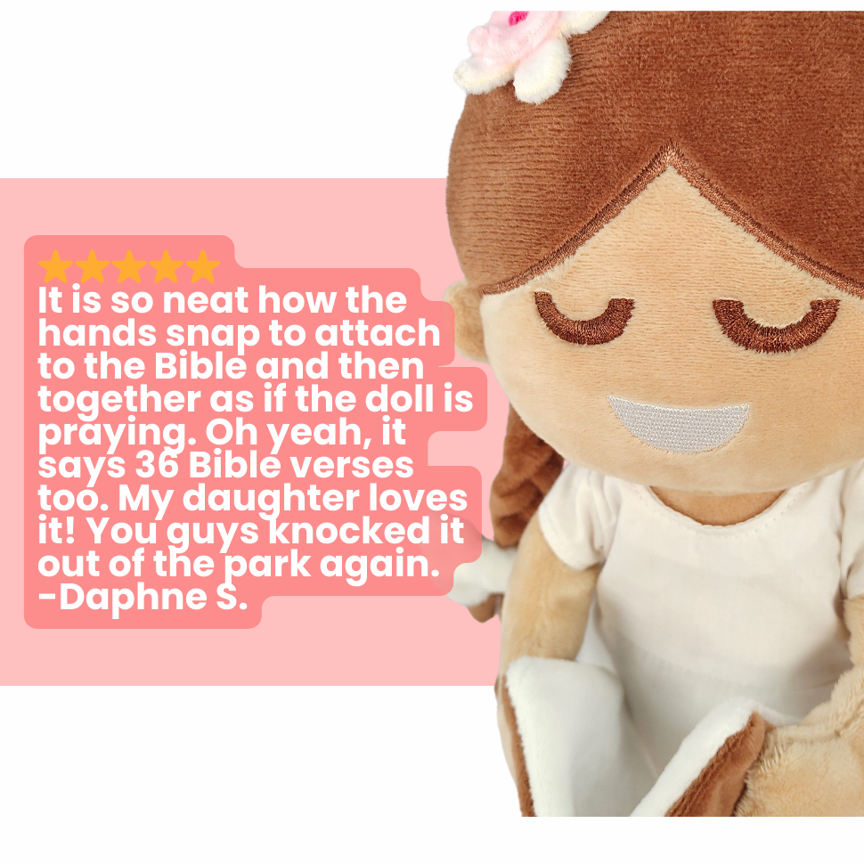 Talking Jesus Doll - BibleGirl - Speaks 36 Bible Verses