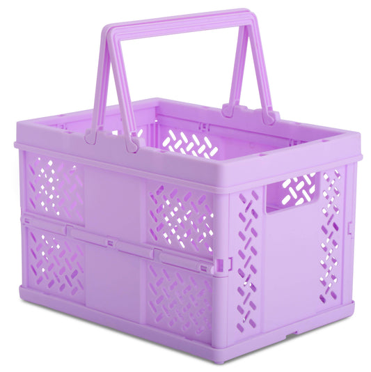 Foldable Storage Crate - Lavendar
