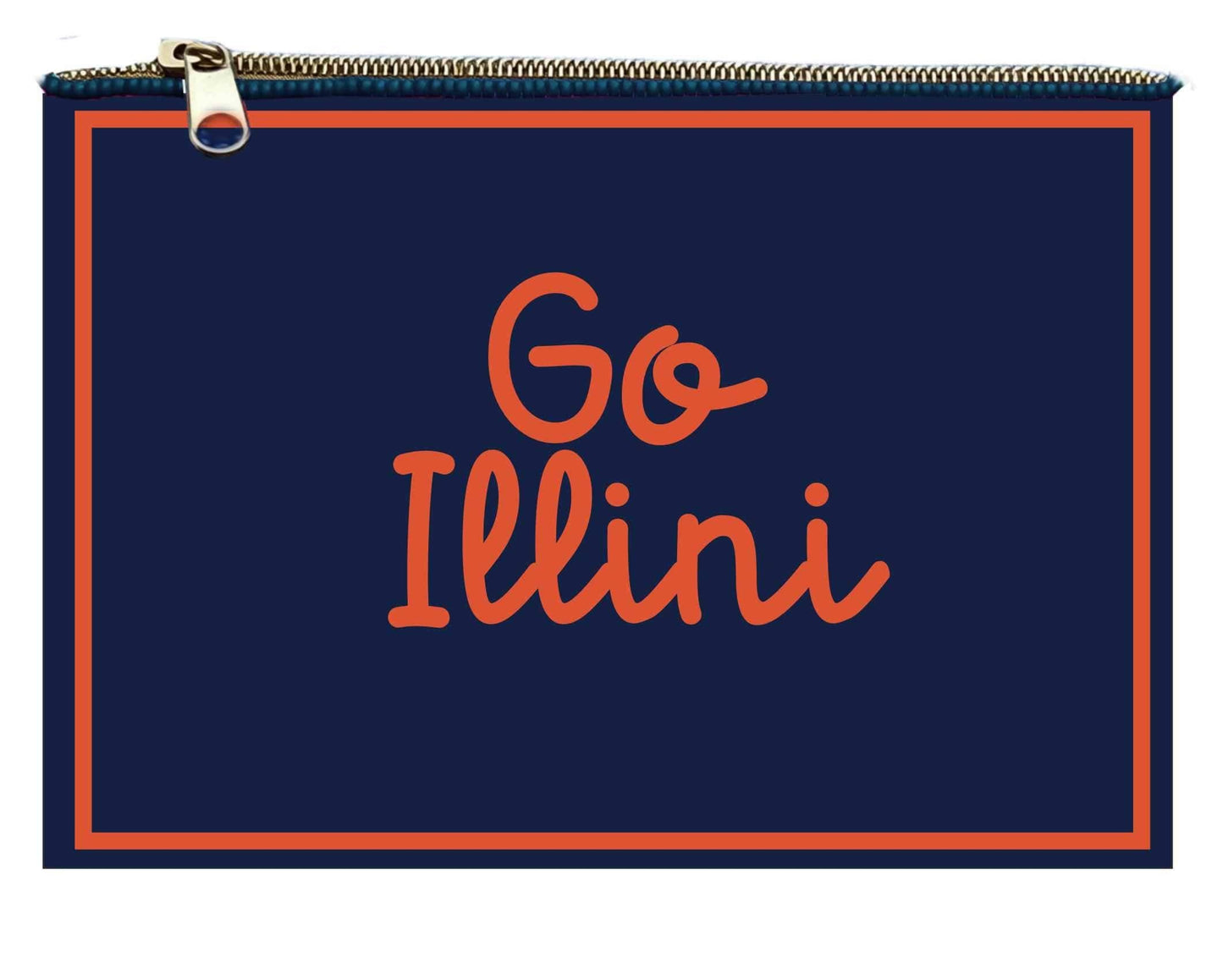 Hand Beaded Coin Pouch – Illinois Fighting Illini