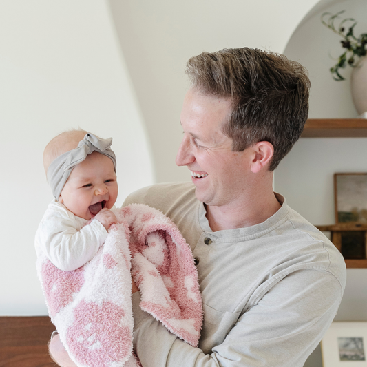 Double-Layer Bamboni Mini Blanket - Petal
