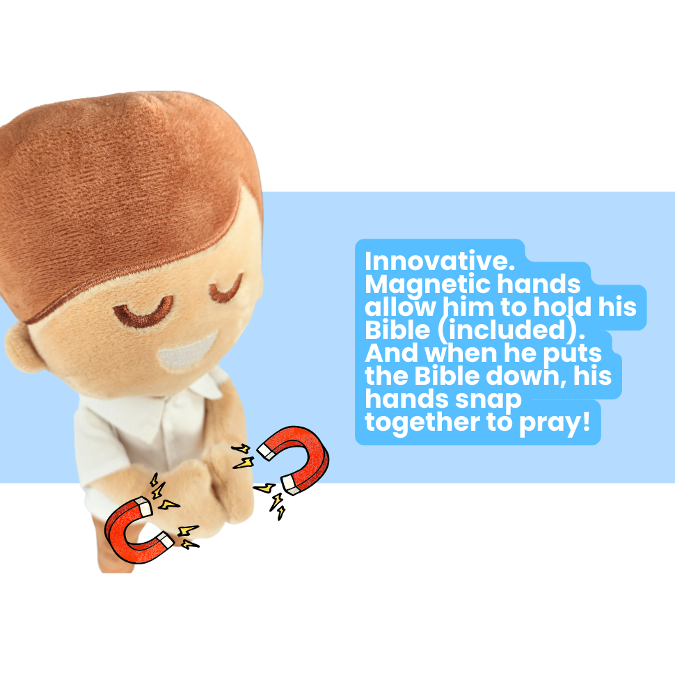 Talking Jesus Doll - BibleBoy - Speaks 36 Bible Verses