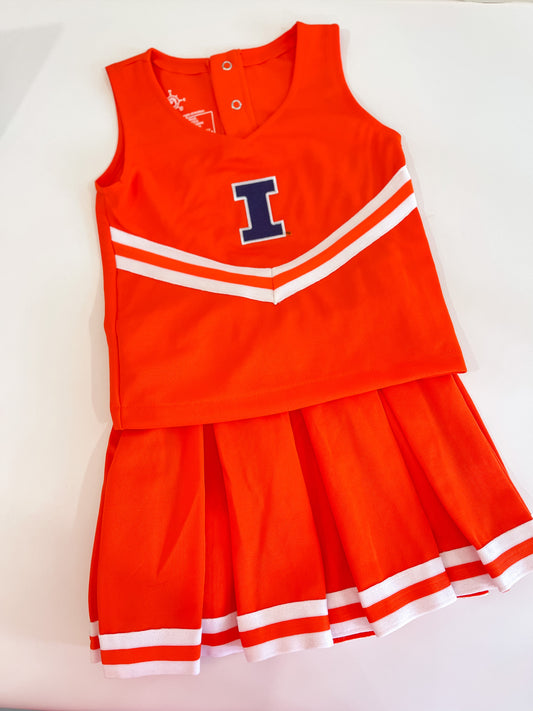 Illini Cheer Uniform - Orange