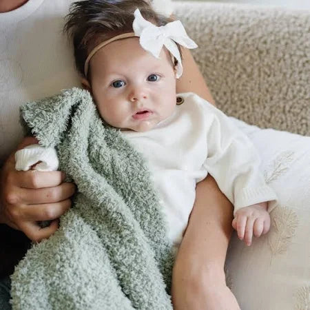 Bamboni Receiving Blanket - Sage