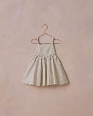 Betsy Dress - Sage Stripe