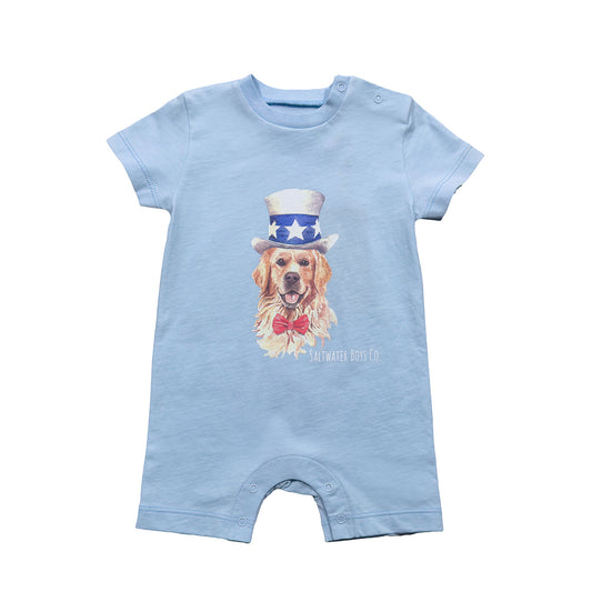 Patriotic Lab Romper