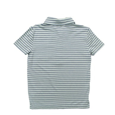 Banks Short Sleeve Polo - Blue Stripe