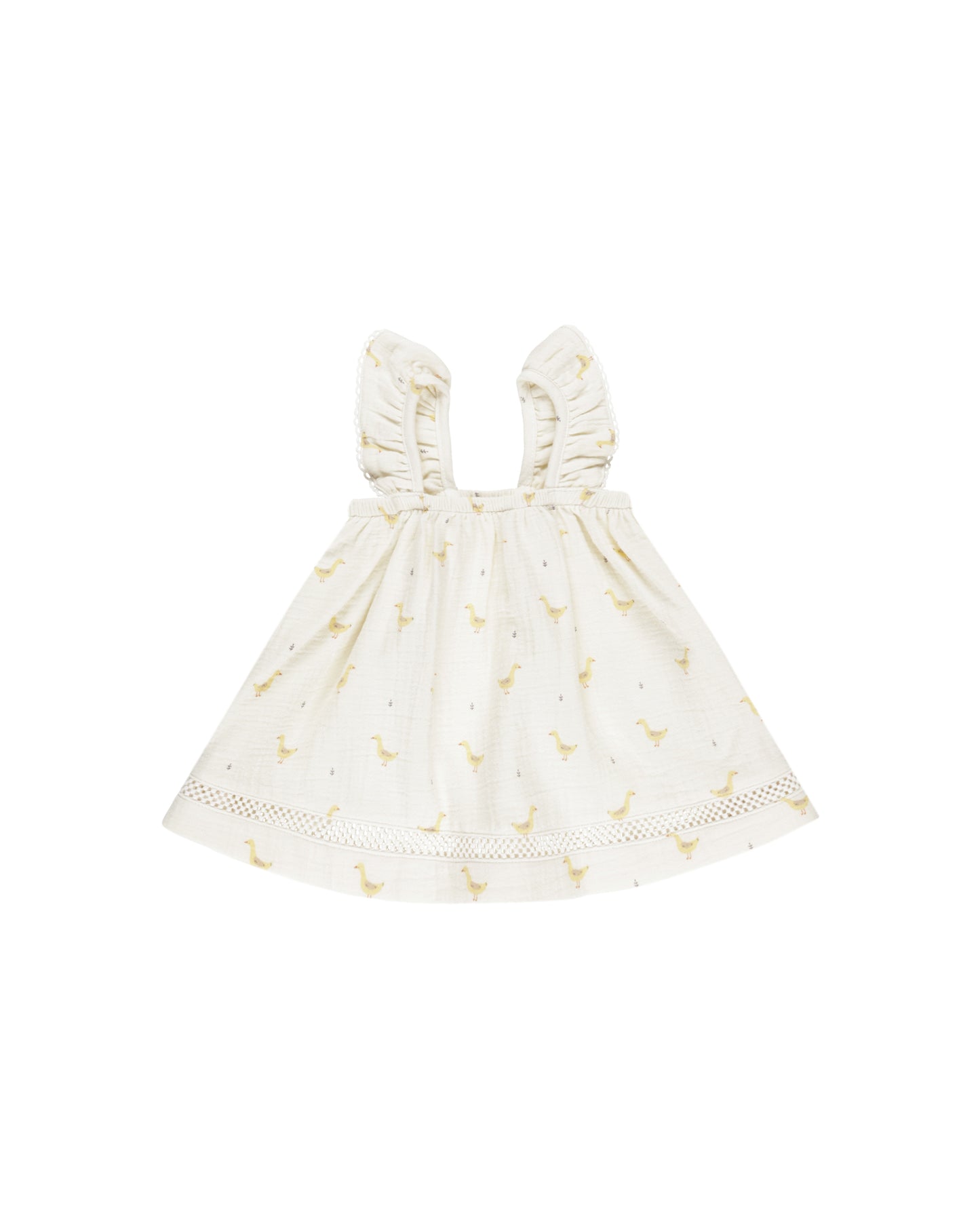 Ruffled Tank Dress - Geese
