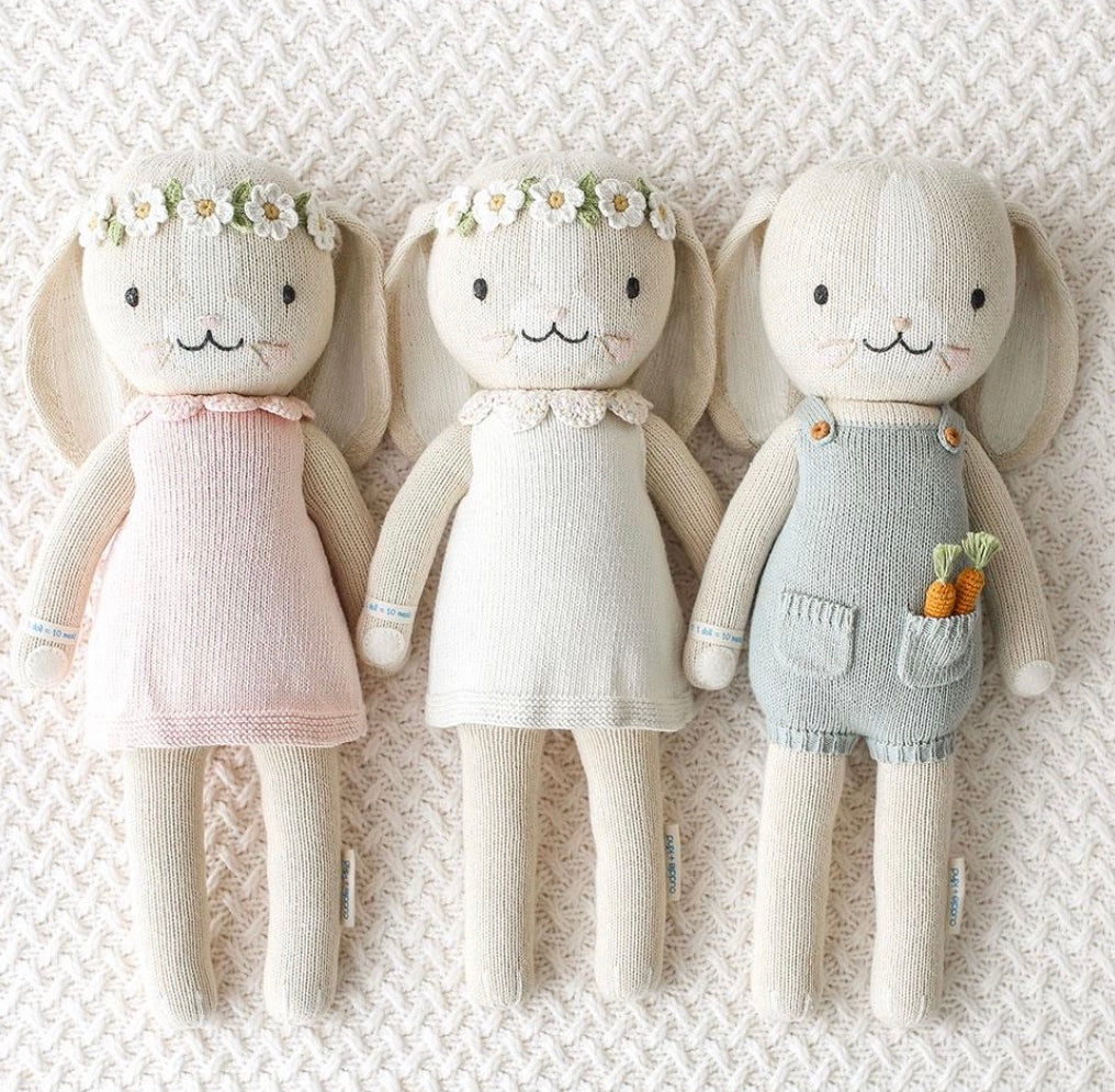 Cuddle + Kind Hannah Bunny - Ivory 20"