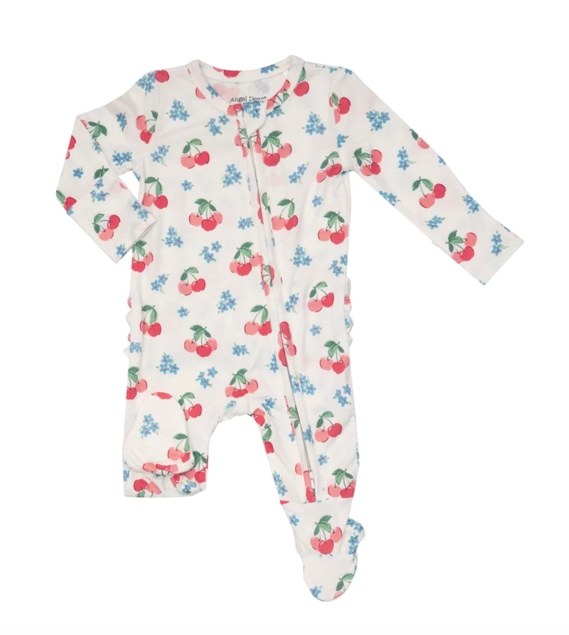 Zipper Footie - Cherries