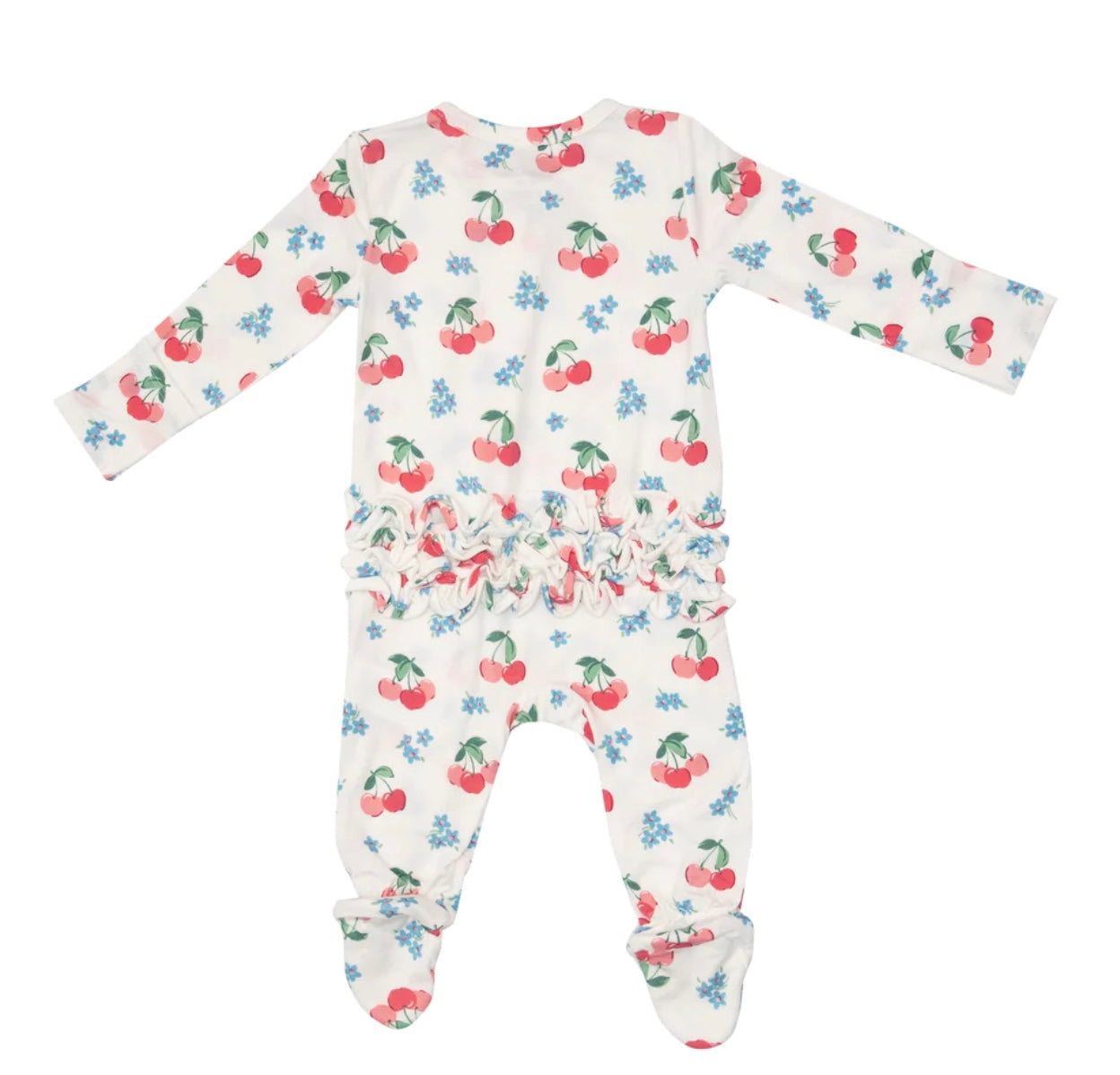 Zipper Footie - Cherries