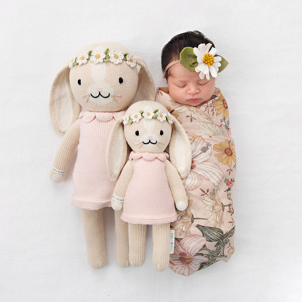 Cuddle + Kind Hannah the Bunny Blush 13"