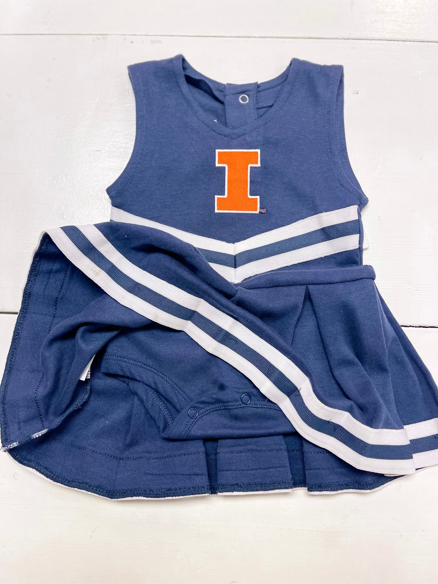 Infant Illini Cheer Dress - Navy