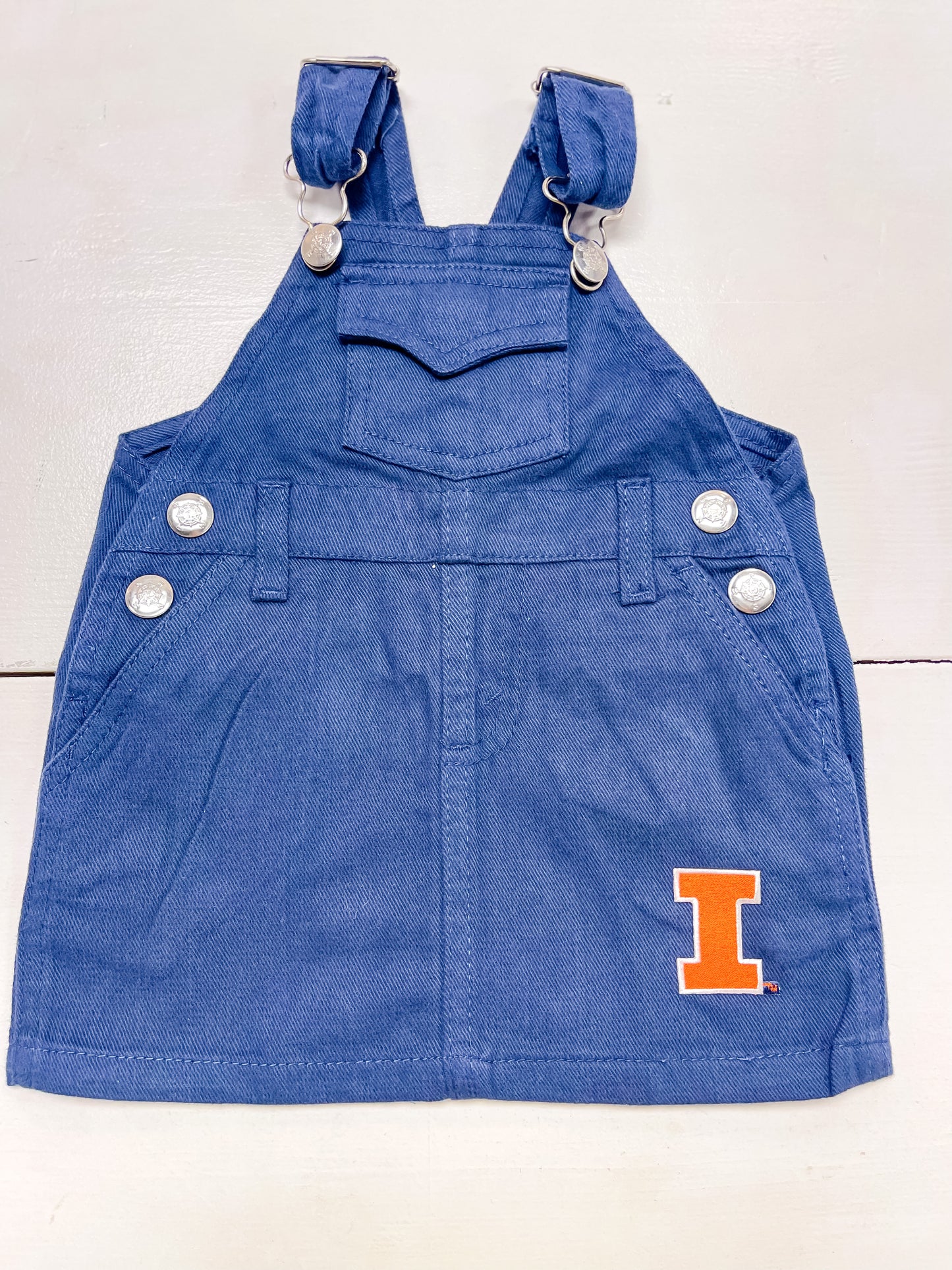 Illini Jumper Dress - Navy