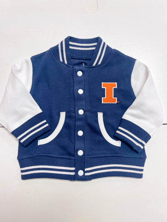 Illini Varsity Jacket - Navy