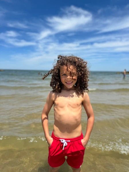 Splash Red Swim Shorts